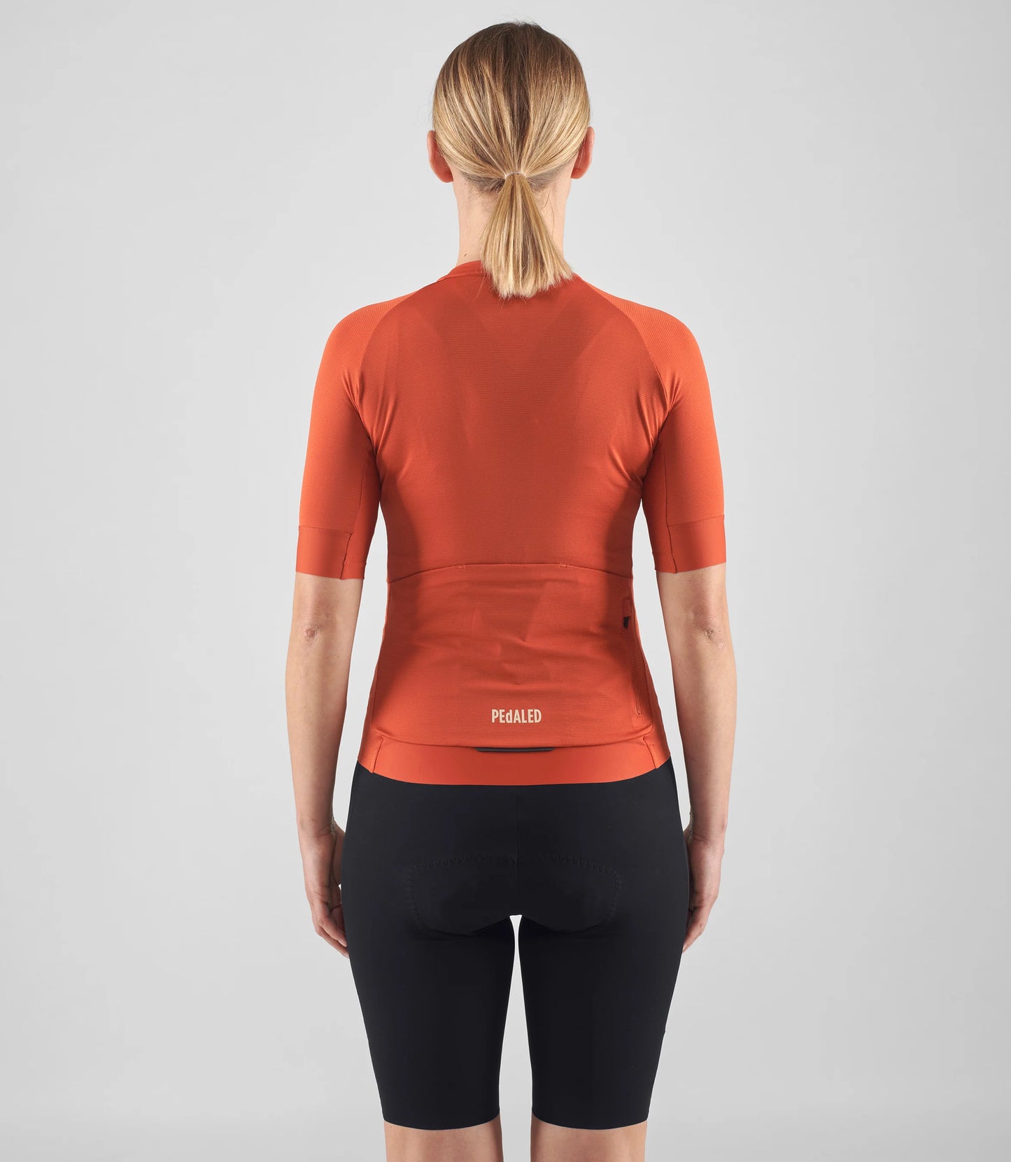 PEDALED Element Lightweight Women Cycling Jersey - Brick Red