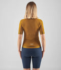 PEDALED Element Lightweight Women Cycling Jersey - Mustard