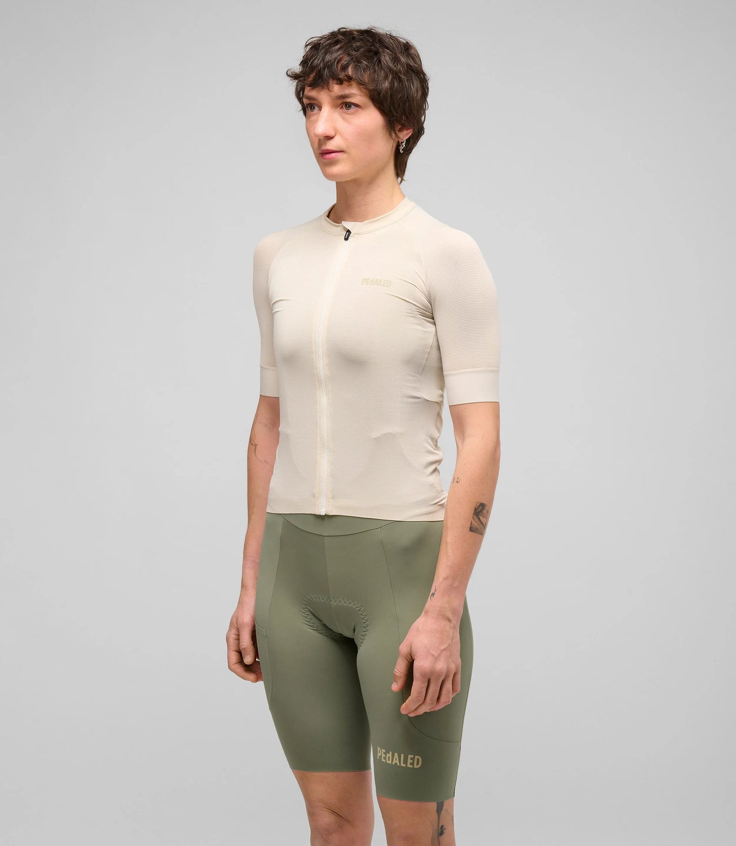PEDALED Element Lightweight Women Jersey - Off White