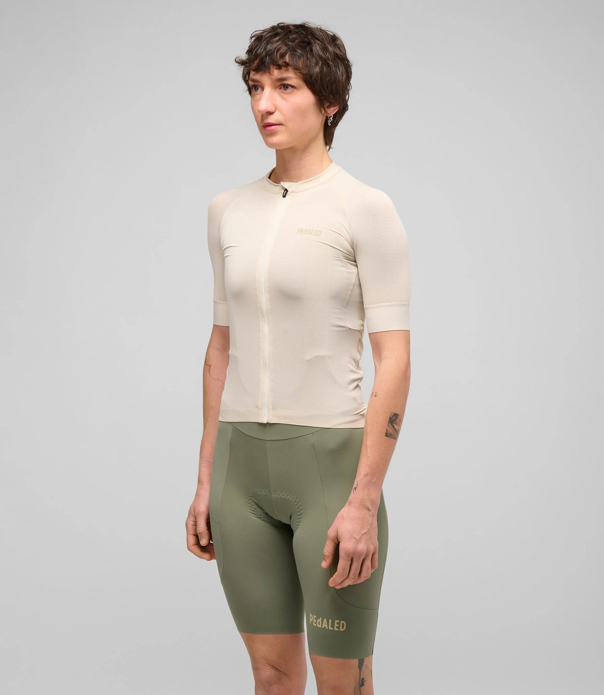 PEDALED Element Lightweight Women Jersey - Off White