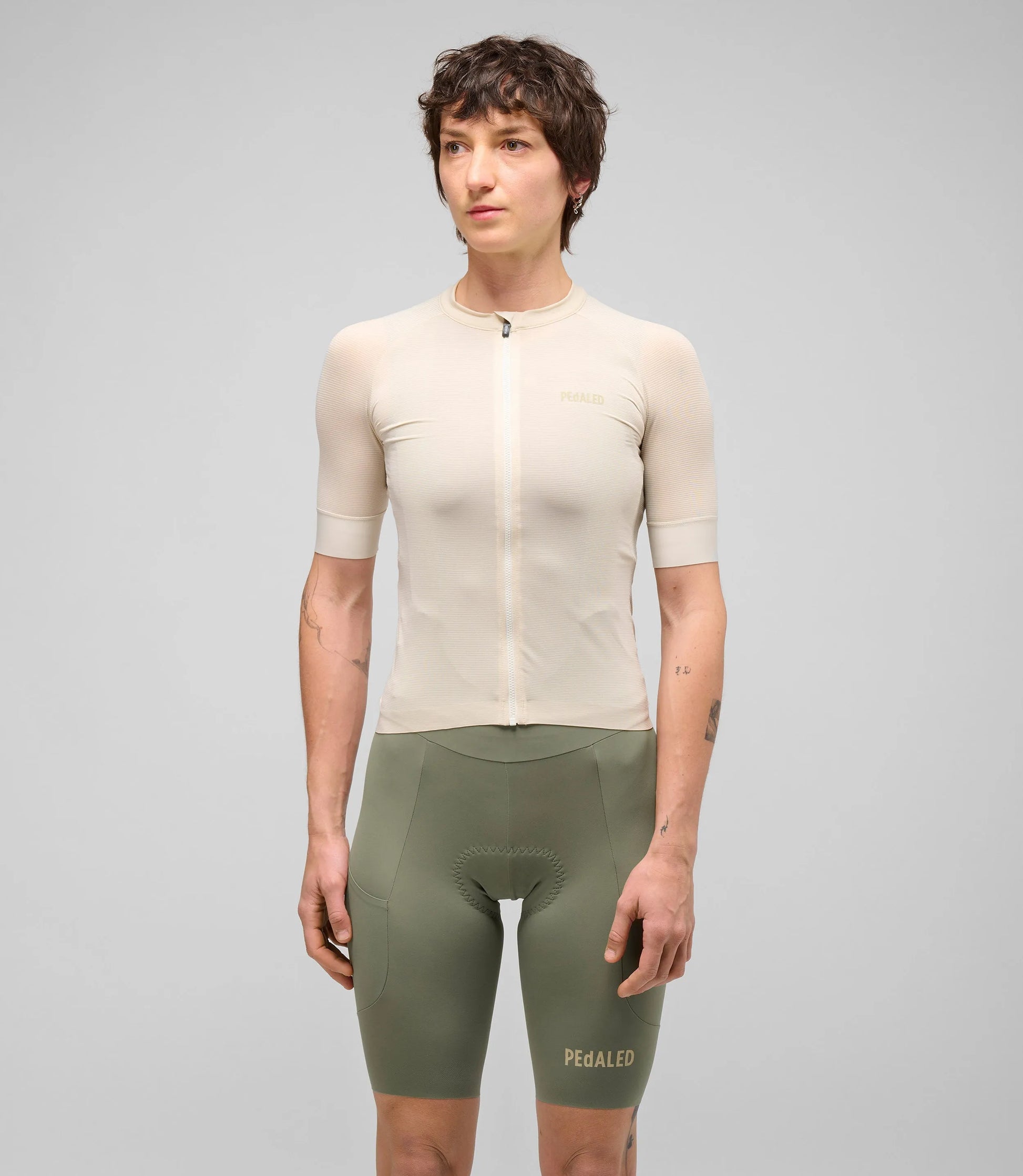 PEDALED Element Lightweight Women Jersey - Off White