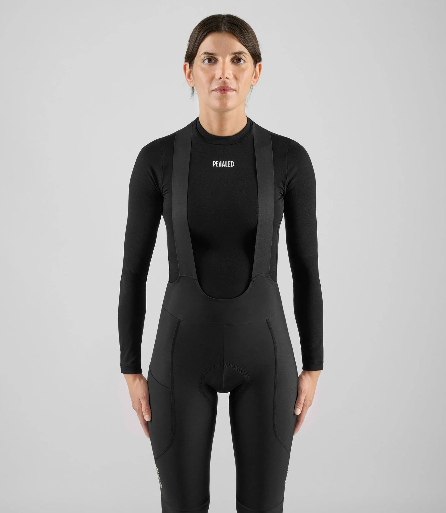PEDALED Element Merino Women Long Sleeve Base Layer - Black