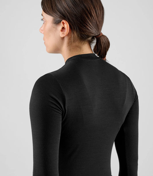PEDALED Element Merino Women Long Sleeve Base Layer - Black