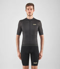 PEDALED Element Mesh Cycling Jersey - Charcoal Gray