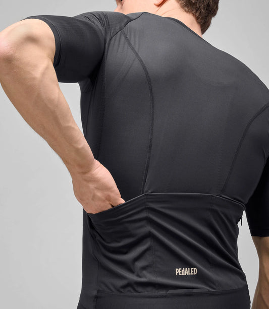 PEDALED Element Mesh Jersey - Black