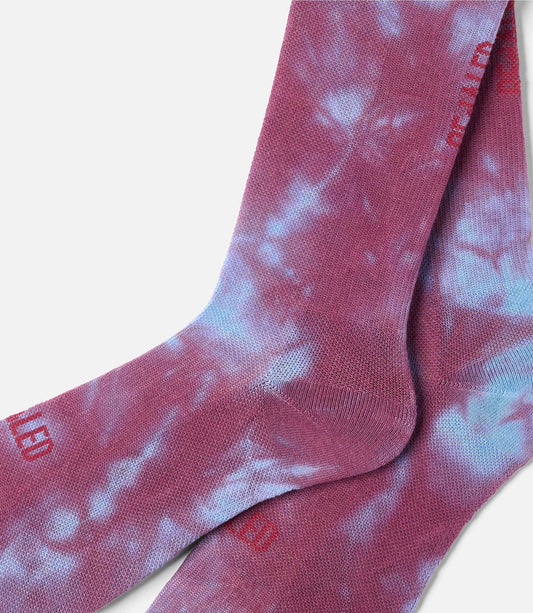 PEDALED Element Tie Dye Socks - Blue