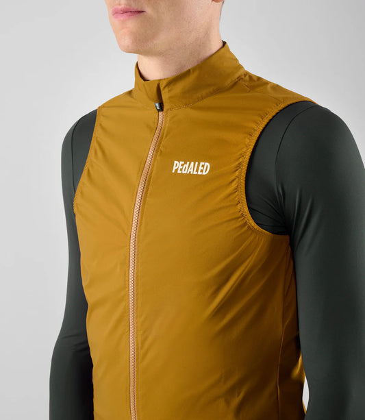 PEDALED Element Waterproof Vest - Mustard