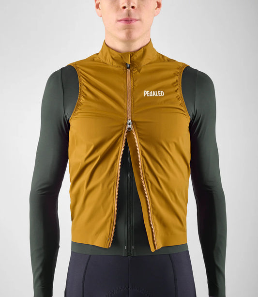 PEDALED Element Waterproof Vest - Mustard