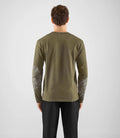 PEDALED Lifewear Double Face Long Sleeve Tee - Military Green