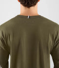 PEDALED Lifewear Double Face Long Sleeve Tee - Military Green