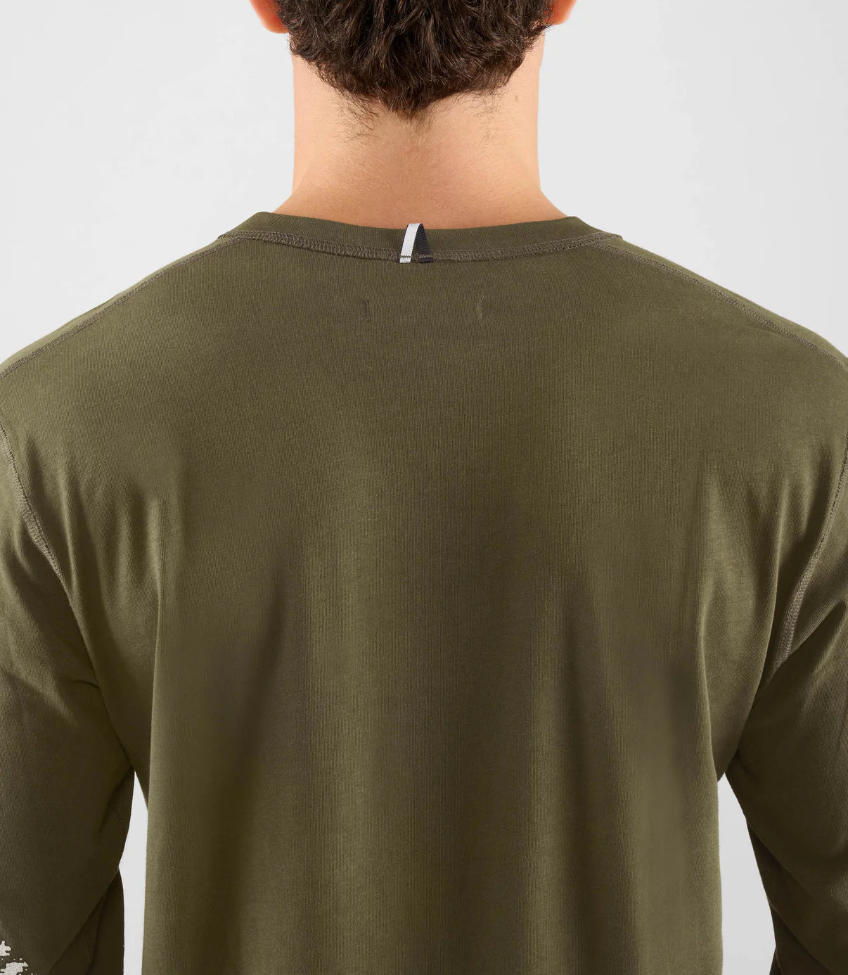 PEDALED Lifewear Double Face Long Sleeve Tee - Military Green