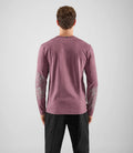 PEDALED Lifewear Double Face Long Sleeve Tee - Raisin Purple