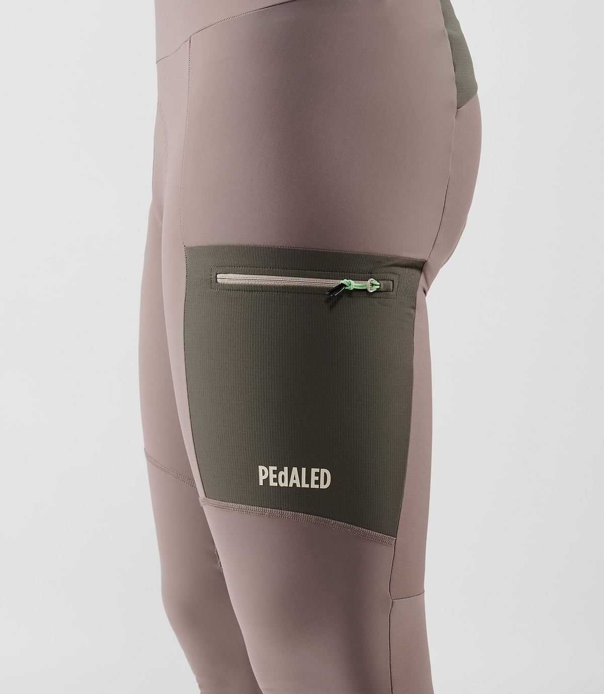 PEDALED ODYSSEY BIB TIGHTS - LIGHT GREY