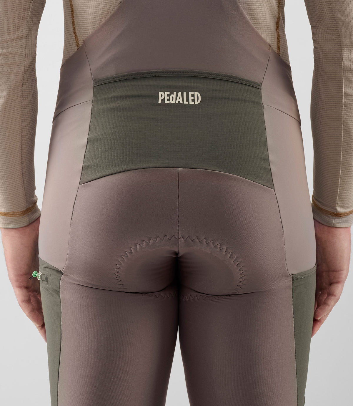 PEDALED ODYSSEY BIB TIGHTS - LIGHT GREY