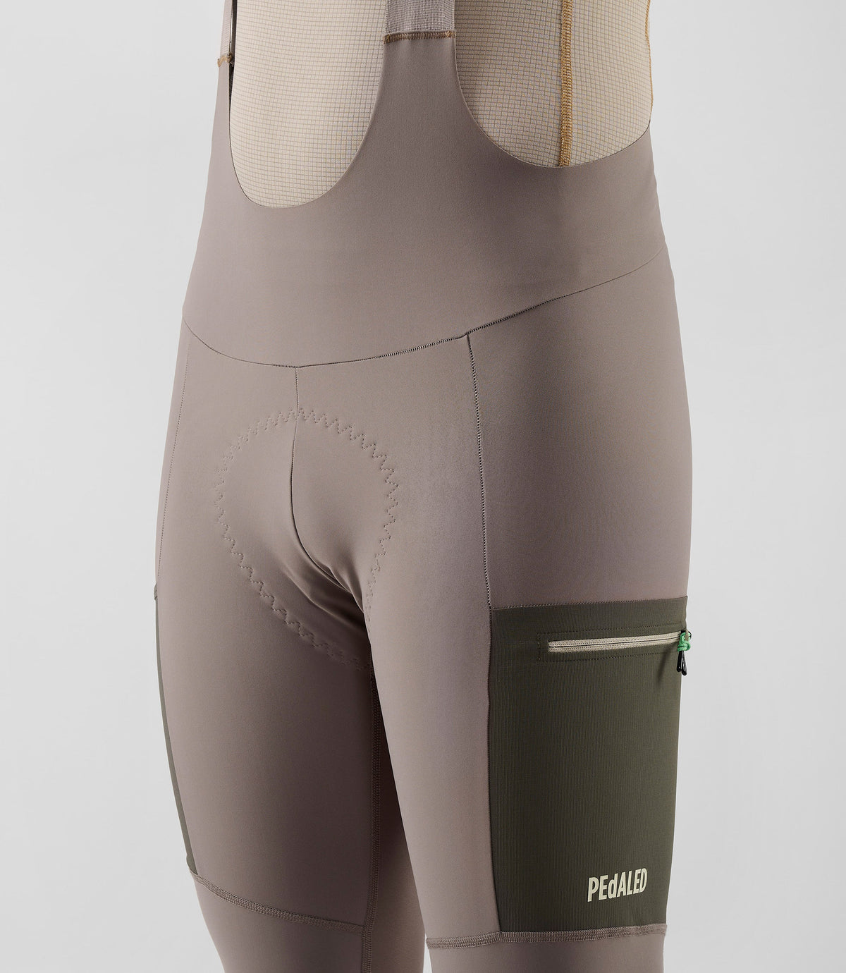 PEDALED ODYSSEY BIB TIGHTS - LIGHT GREY