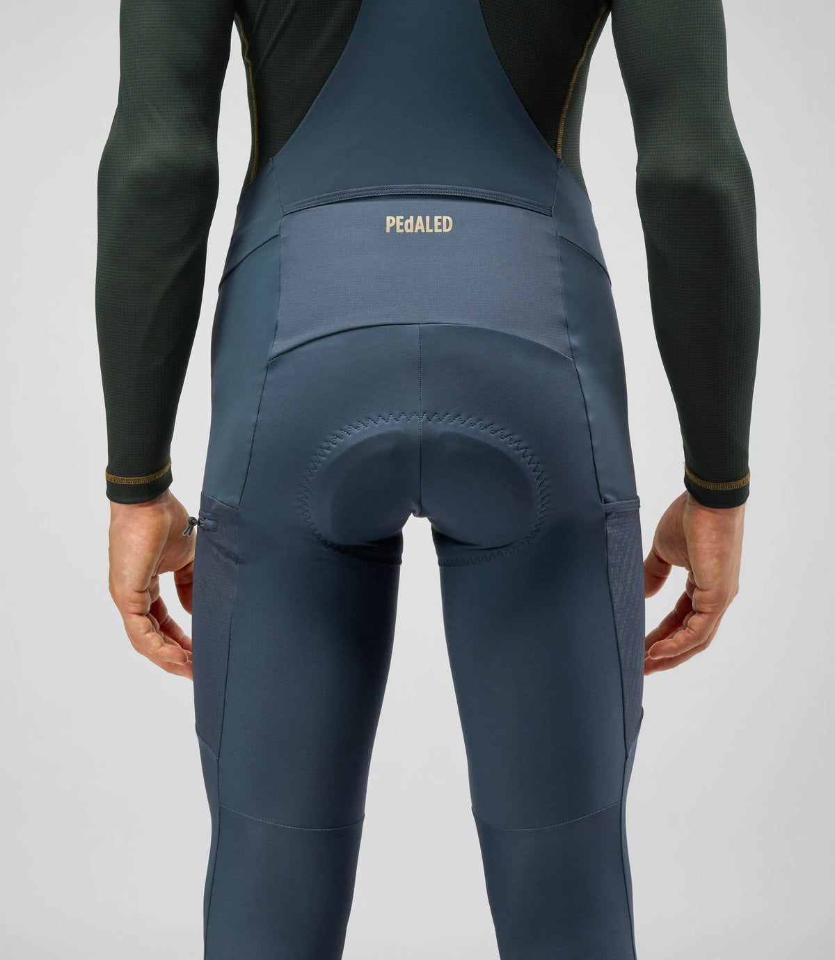 PEDALED ODYSSEY BIB TIGHTS - NAVY