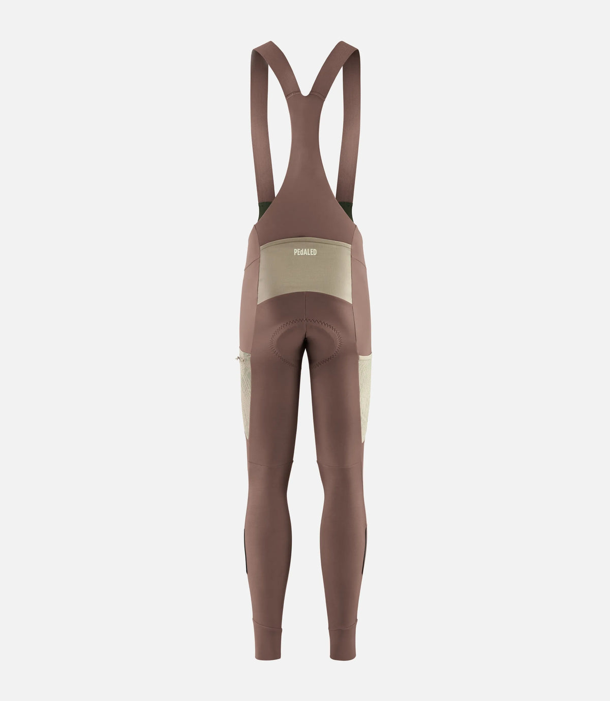 PEDALED ODYSSEY BIB TIGHTS - WALNUT