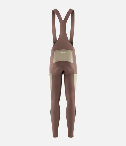 PEDALED ODYSSEY BIB TIGHTS - WALNUT