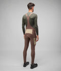 PEDALED ODYSSEY BIB TIGHTS - WALNUT