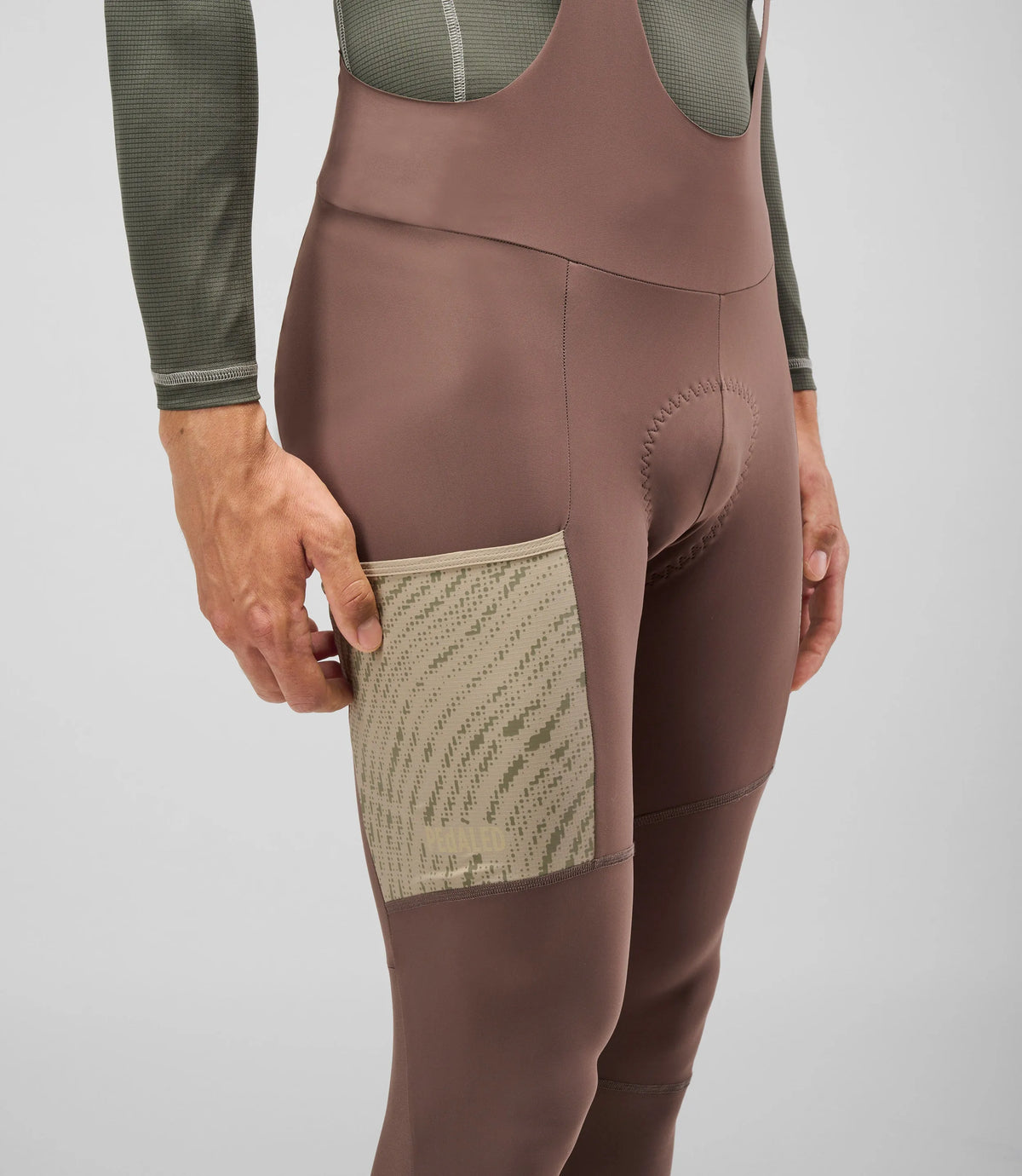 PEDALED ODYSSEY BIB TIGHTS - WALNUT