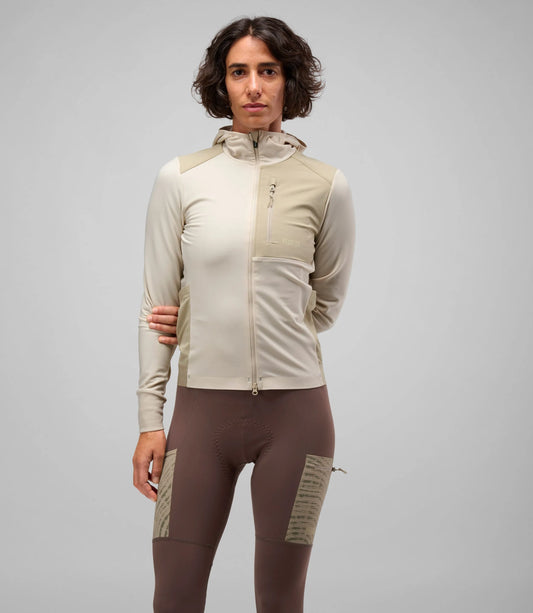 PEDALED ODYSSEY HOODED JERSEY - BEIGE