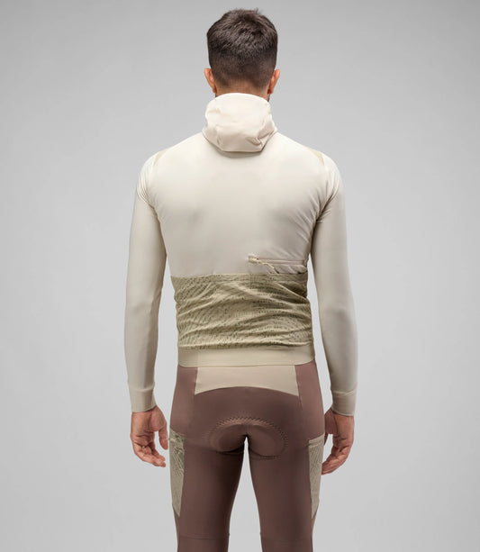 PEDALED ODYSSEY HOODED JERSEY - BEIGE