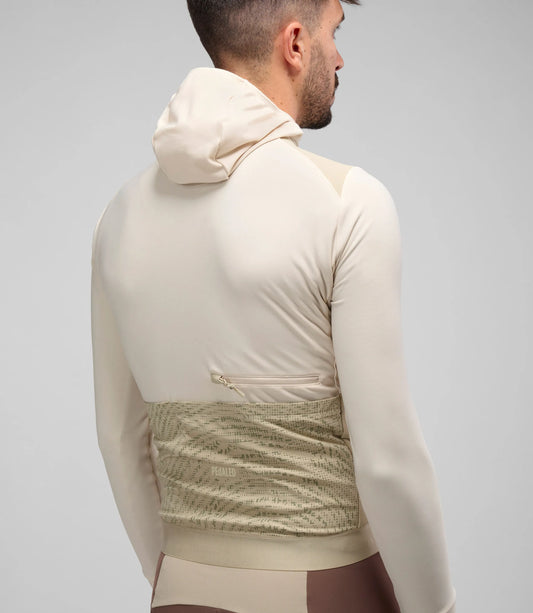 PEDALED ODYSSEY HOODED JERSEY - BEIGE