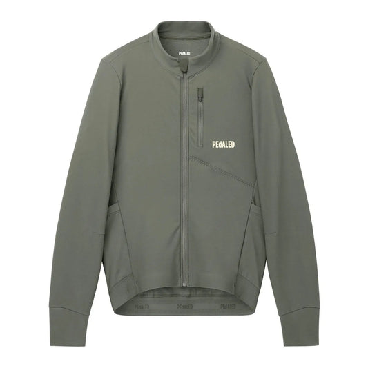 PEDALED ODYSSEY LONG SLEEVE JERSEY - CHARCOAL GRAY