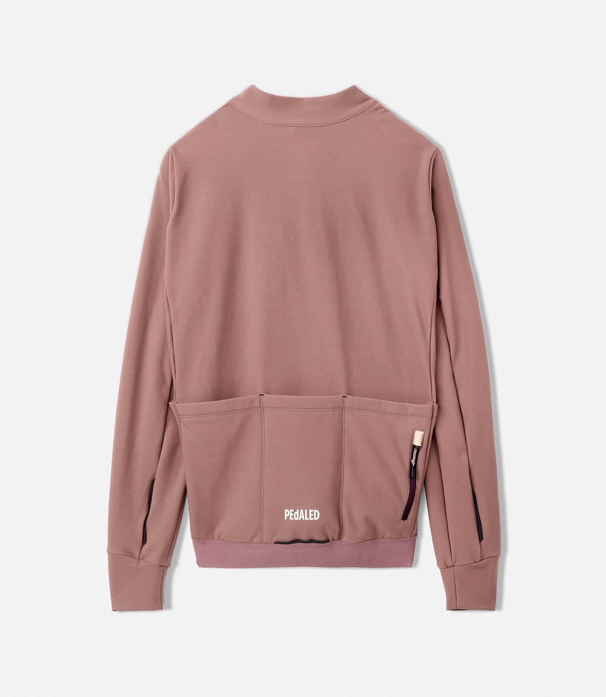 PEDALED ODYSSEY LONG SLEEVE JERSEY - DARK ROSE