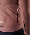 PEDALED ODYSSEY LONG SLEEVE JERSEY - DARK ROSE
