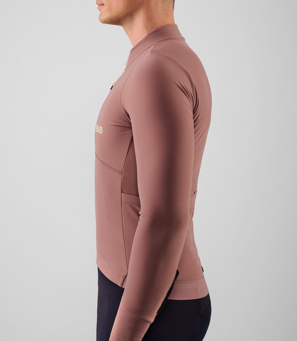 PEDALED ODYSSEY LONG SLEEVE JERSEY - DARK ROSE