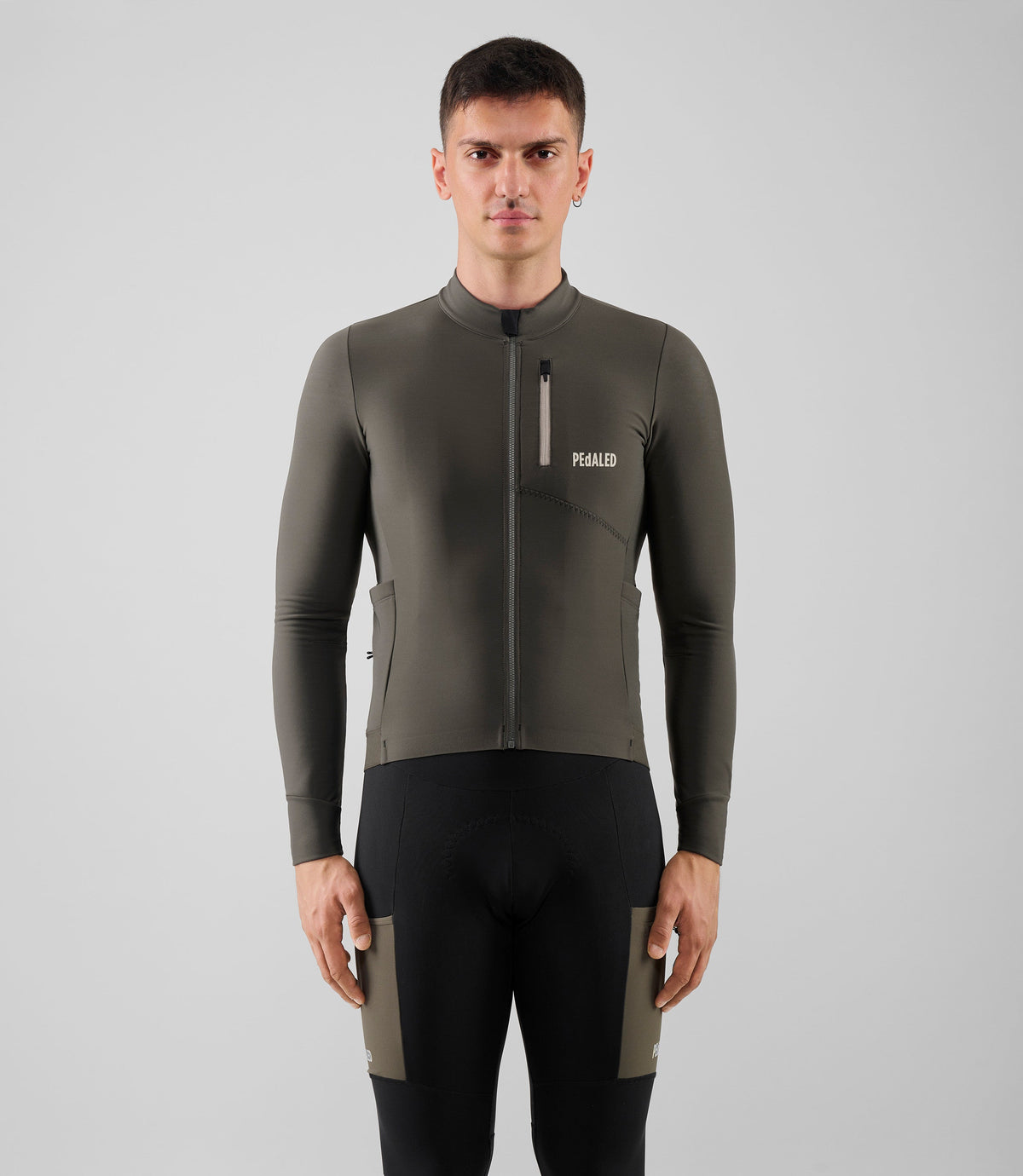 PEDALED ODYSSEY LONG SLEEVE JERSEY - GREY INK