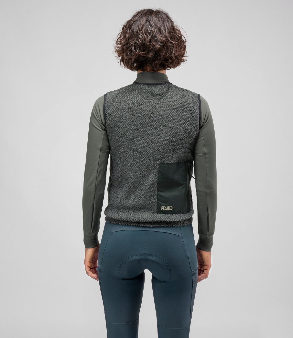 PEDALED ODYSSEY THERMAL LIGHT ALPHA VEST - FOREST GREEN