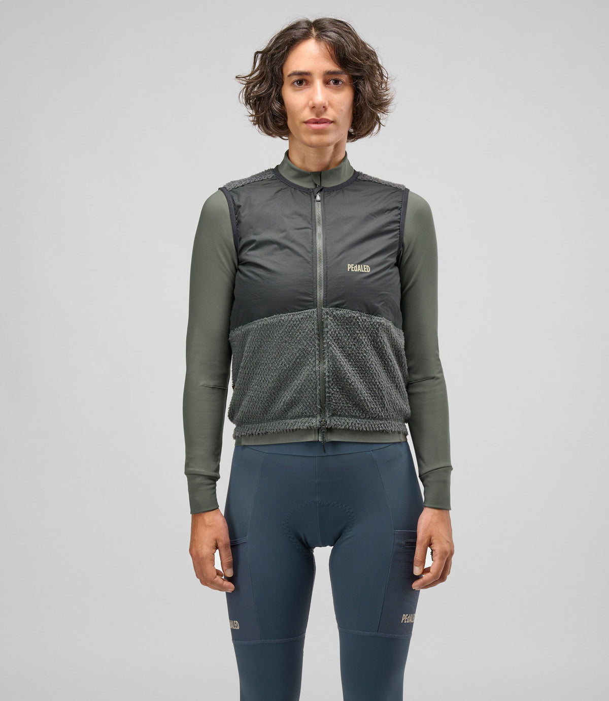 PEDALED ODYSSEY THERMAL LIGHT ALPHA VEST - FOREST GREEN