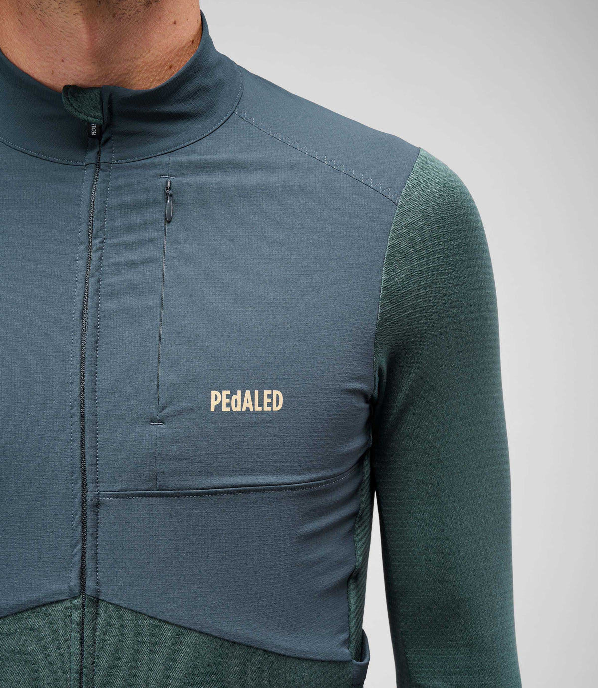 PEDALED ODYSSEY WINDBLOCK MERINO JERSEY - DARK SLATE