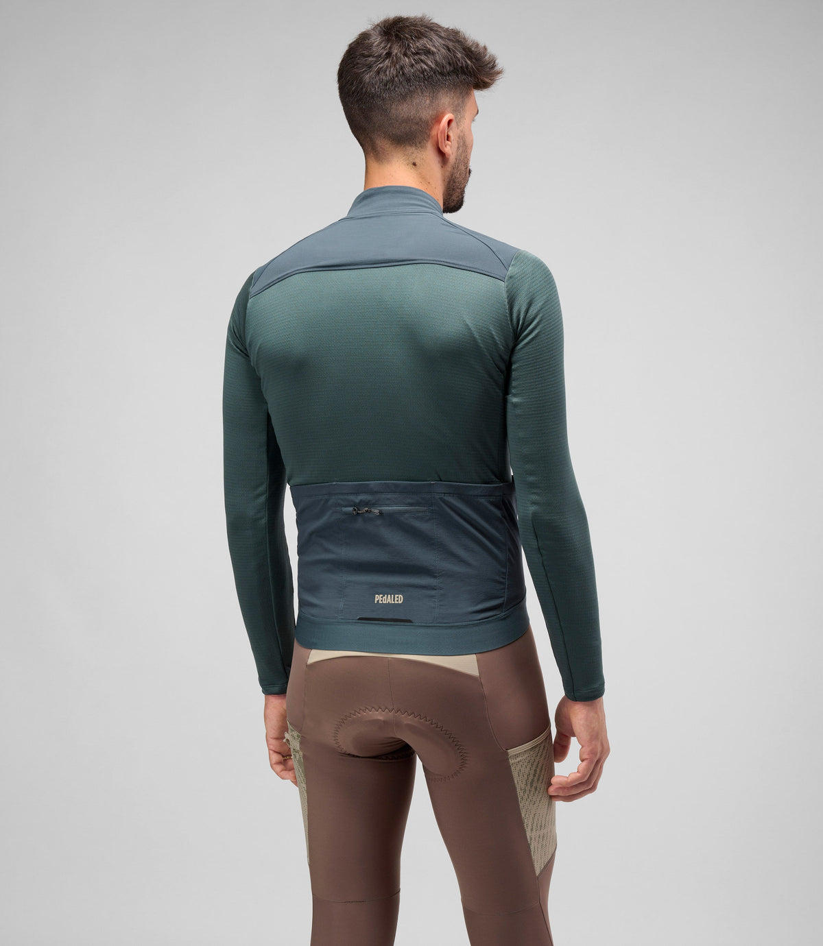 PEDALED ODYSSEY WINDBLOCK MERINO JERSEY - DARK SLATE