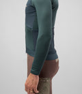 PEDALED ODYSSEY WINDBLOCK MERINO JERSEY - DARK SLATE