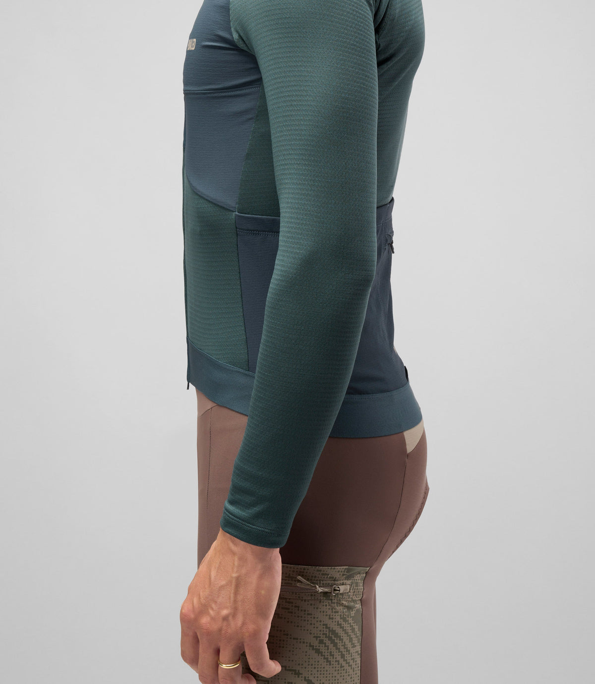PEDALED ODYSSEY WINDBLOCK MERINO JERSEY - DARK SLATE
