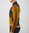 PEDALED ODYSSEY WINDBLOCK MERINO JERSEY - MUSTARD