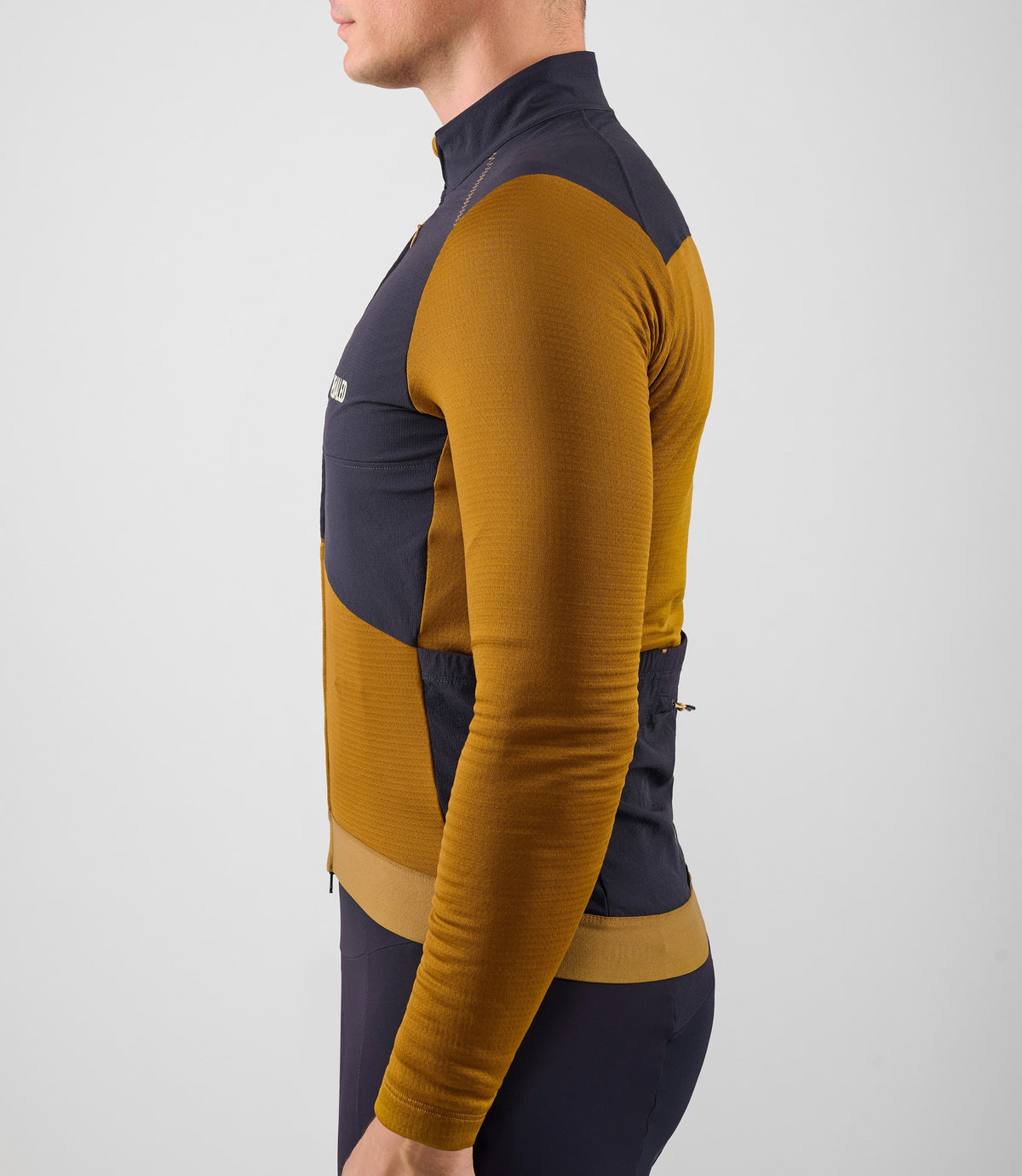 PEDALED ODYSSEY WINDBLOCK MERINO JERSEY - MUSTARD