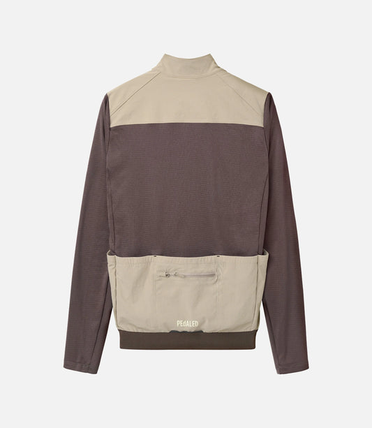 PEDALED ODYSSEY WINDBLOCK MERINO JERSEY - RAISIN PURPLE