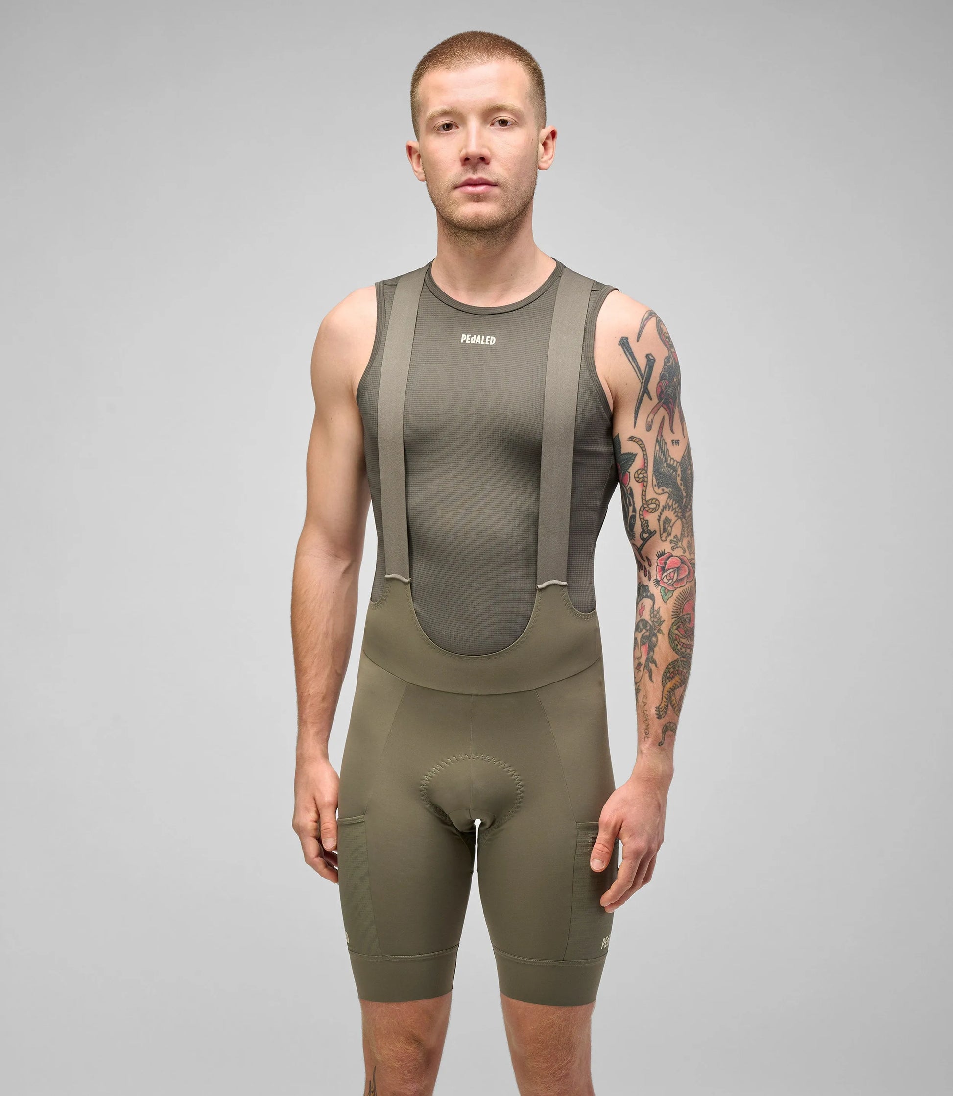 PEDALED Odyssey Bib Shorts - Green