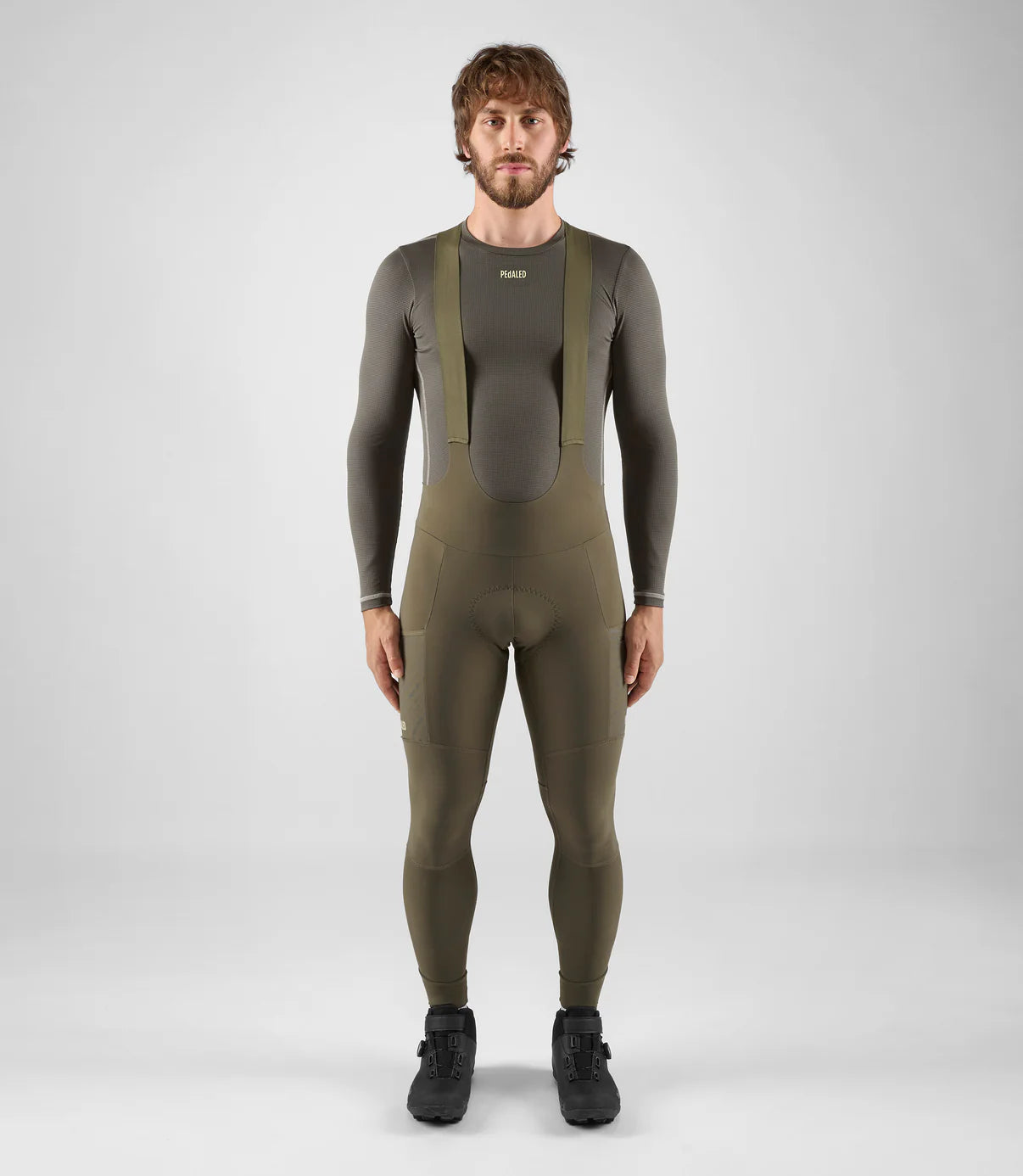 PEDALED Odyssey Bib Tight - Military Green