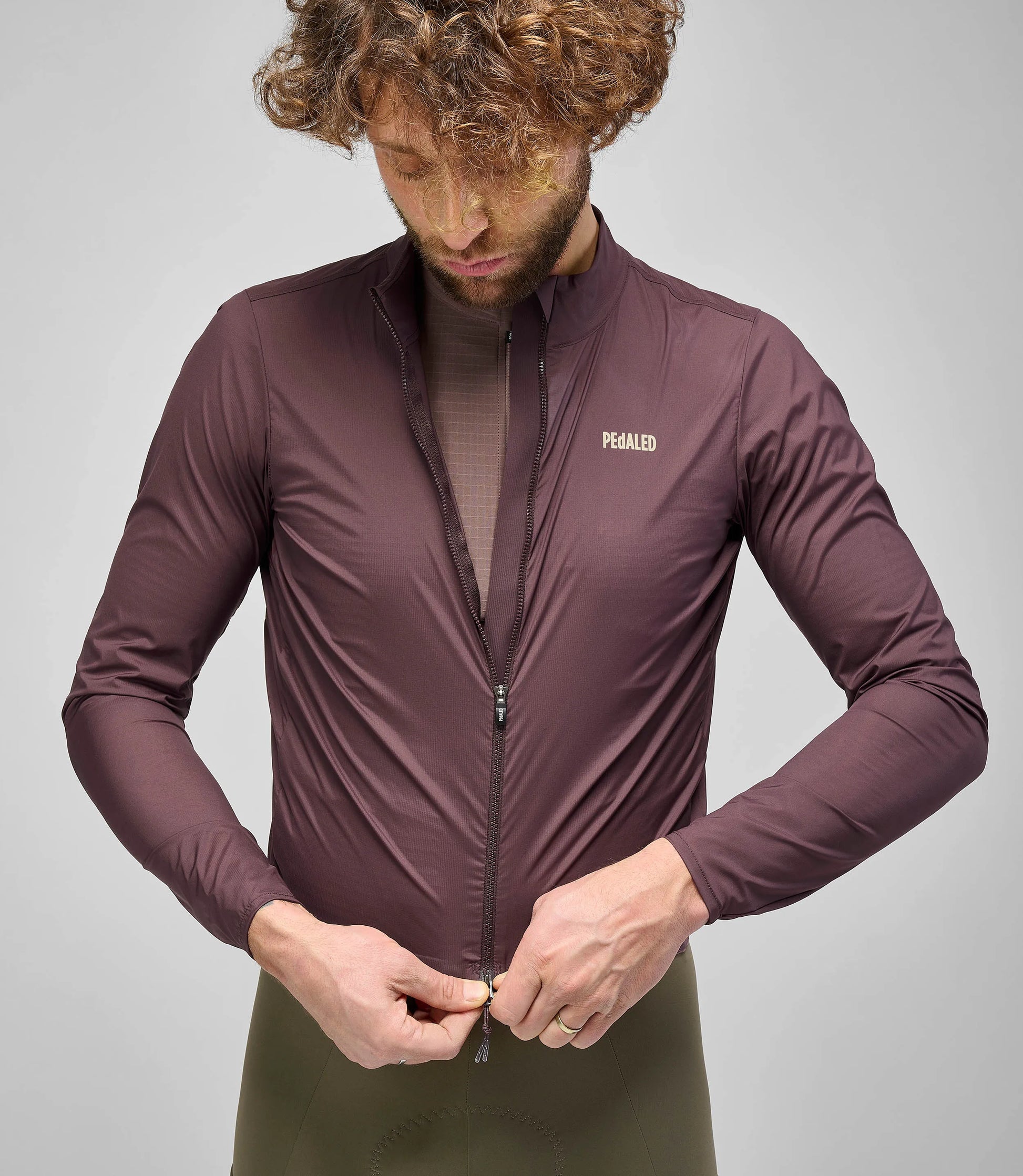 PEDALED Odyssey High Visibility Jacket - Burgundy