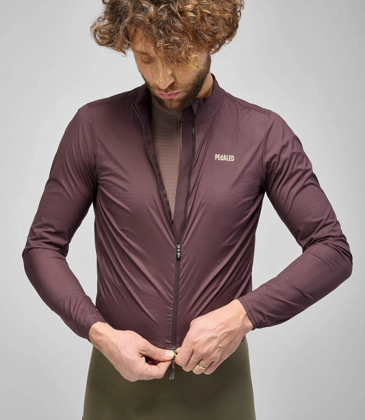 PEDALED Odyssey High Visibility Jacket - Burgundy