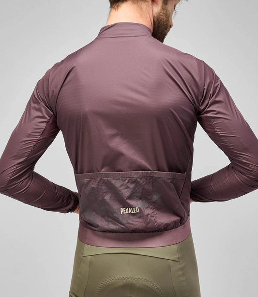 PEDALED Odyssey High Visibility Jacket - Burgundy