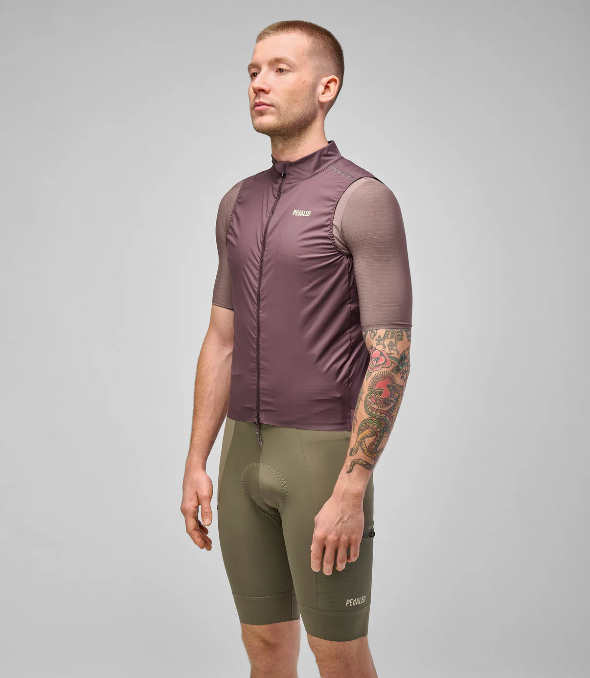 PEDALED Odyssey High Visibility Vest - Burgundy