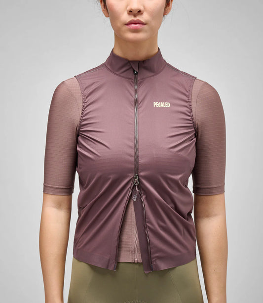 PEDALED Odyssey High Visibility Women Vest - Burgundy