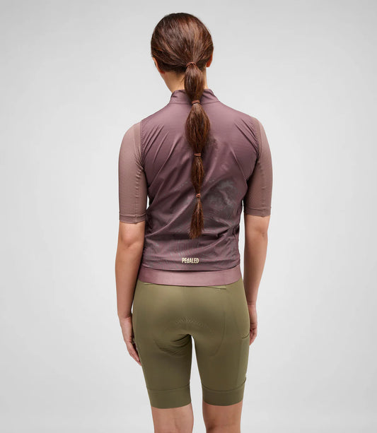 PEDALED Odyssey High Visibility Women Vest - Burgundy