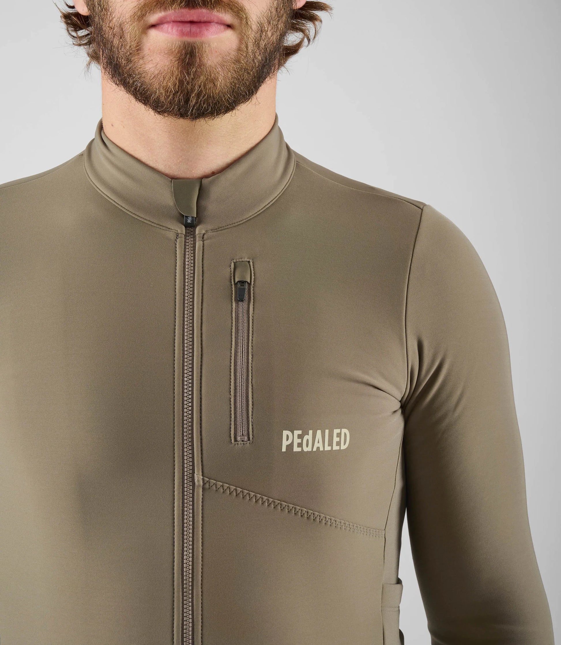 PEDALED Odyssey Long Sleeve Jersey - Military Green